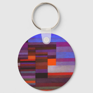 Paul Klee Fire in the Evening Key Chain