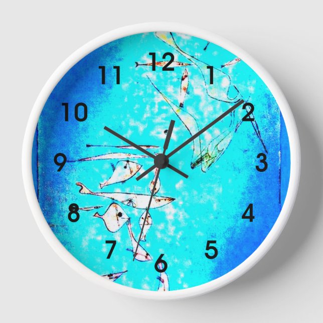 Paul Klee: Fish Image, Clock (Front)