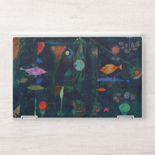 Paul Klee Fish Magic Abstract Painting Graphic Art HP Laptop Skin