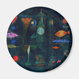 Paul Klee Fish Magic Abstract Painting Graphic Art Magnet
