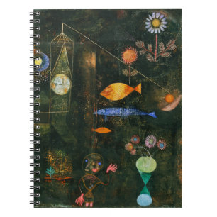Paul Klee Fish Magic Abstract Painting Notebook