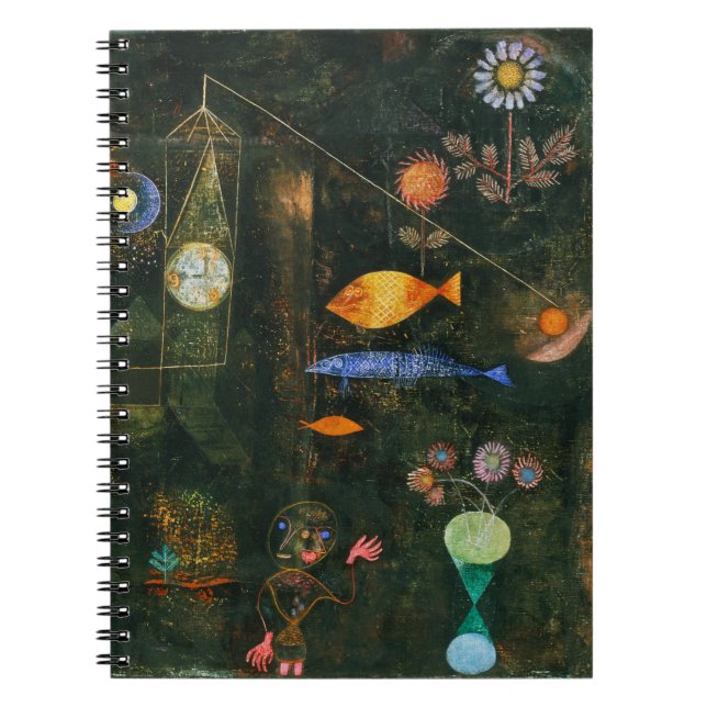 Paul Klee Fish Magic Abstract Painting Notebook (Front)