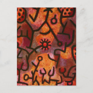 Paul Klee Flora di Roccia Postcard