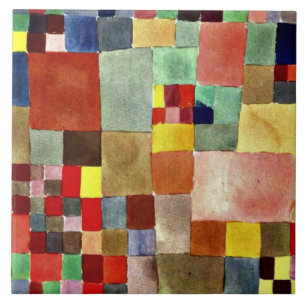 Paul Klee - Flora on Sand Ceramic Tile