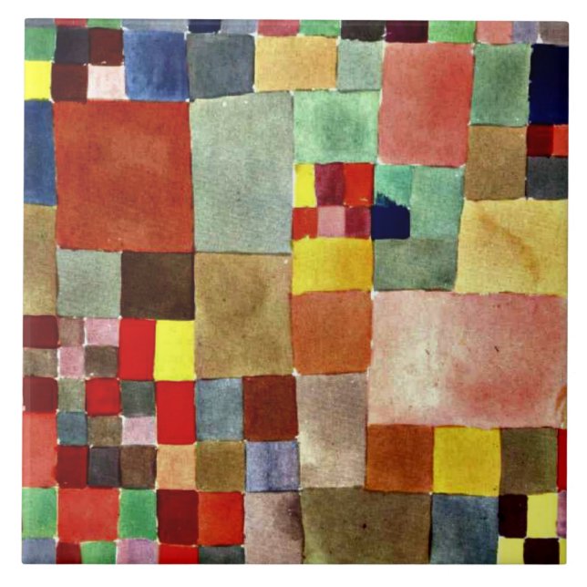 Paul Klee - Flora on Sand Ceramic Tile (Front)