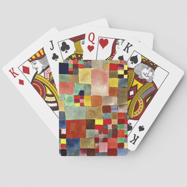 Paul Klee - Flora on Sand Playing Cards (Back)