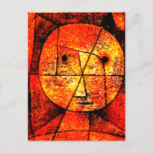 Paul Klee - Gauze, abstract art,  Postcard