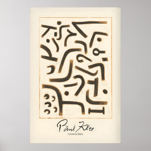 Paul Klee Growth Stirs Abstract Art Print Modern