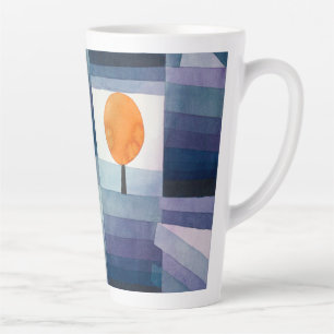 Paul Klee Harbinger of Autumn Blue Modern Abstract Latte Mug