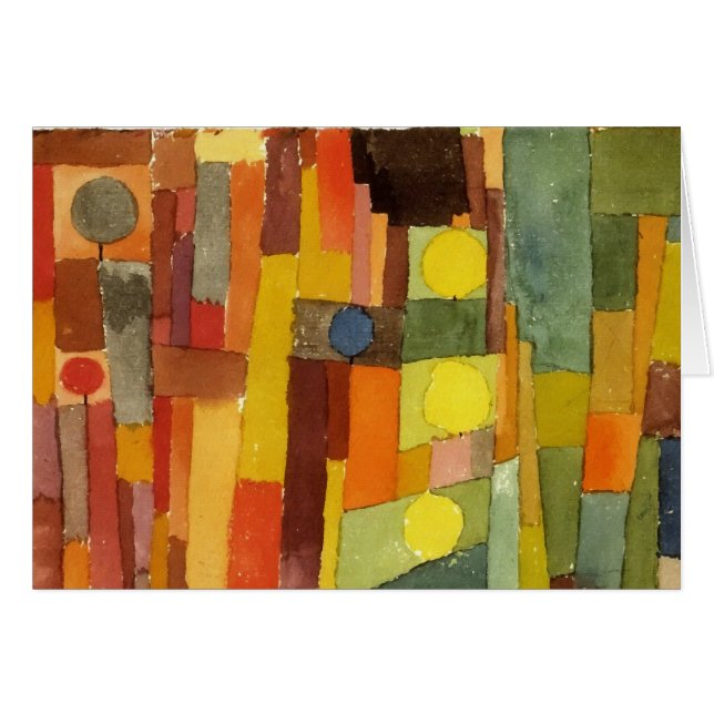 Paul Klee In The Style Of Kairouan Watercolor Art (Front Horizontal)