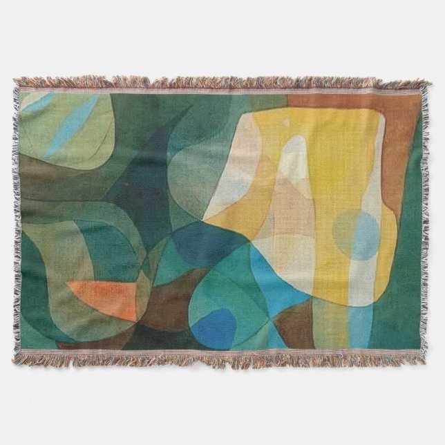 Paul Klee - Light-Broadening  Throw Blanket (Front)