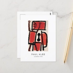Paul Klee, Locksmith - Colourful Abstract Art Postcard