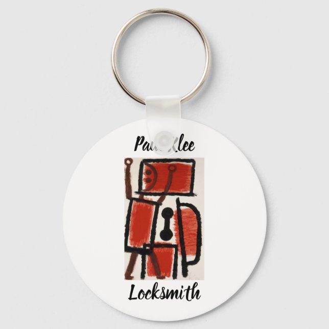 Paul Klee Locksmith Key Ring (Front)
