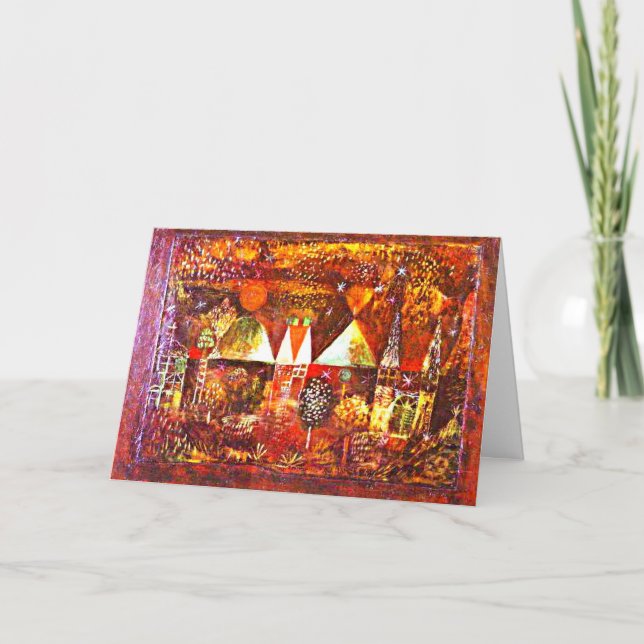 Paul Klee - Nocturnal Festivity Card (Front)