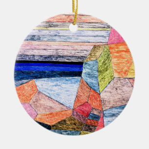 Paul Klee painting, Promontorio Ph. Ceramic Ornament
