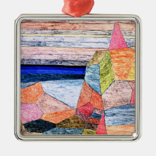 Paul Klee painting, Promontorio Ph. Metal Ornament