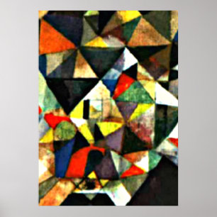 Paul Klee painting, With the Egg Poster