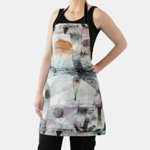 Paul Klee Plants Earth & Realm of the Air: Bauhaus Apron