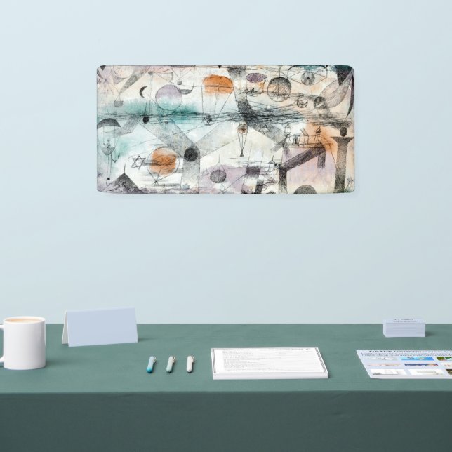 Paul Klee Plants Earth & Realm of the Air: Bauhaus Banner (Tradeshow)