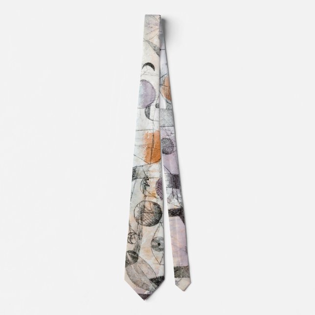 Paul Klee Plants Earth & Realm of the Air: Bauhaus Tie (Front)