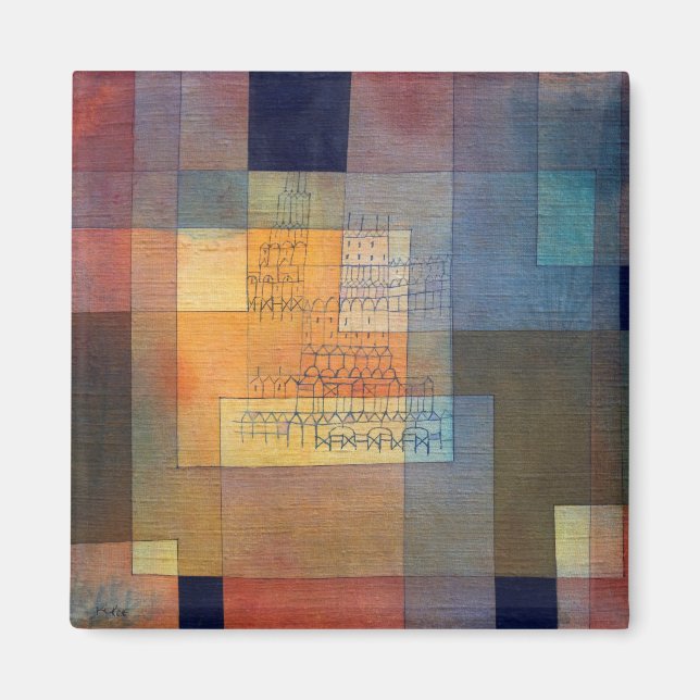 Paul Klee Polyphonic Architecture (1930) Magnet (Front)