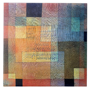 Paul Klee, Polyphonic Architecture, Ceramic Tile