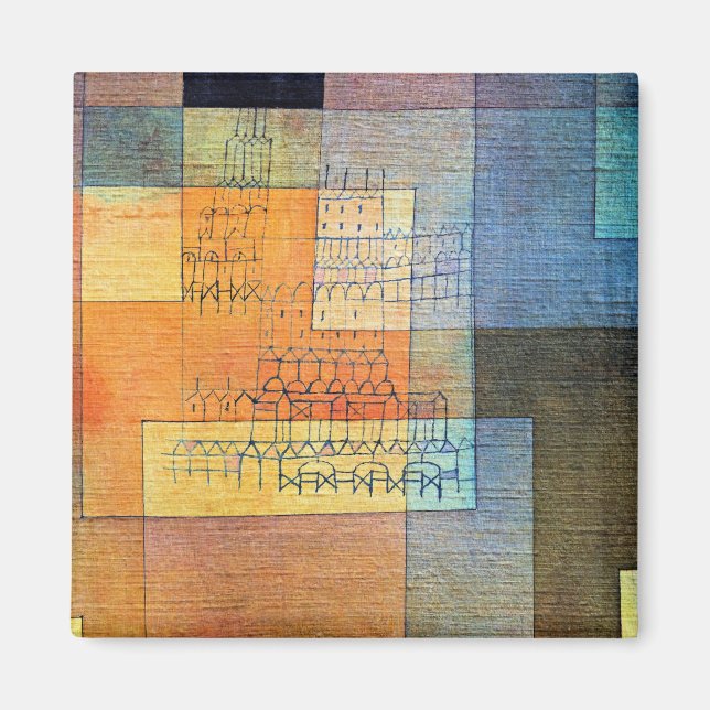Paul Klee - Polyphonic Architecture Magnet (Front)