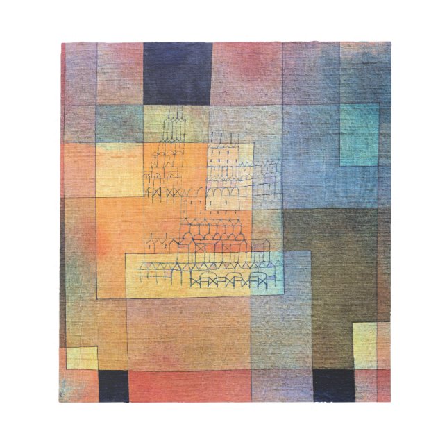 Paul Klee, Polyphonic Architecture, Notepad (Front)