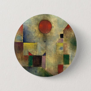 Paul Klee Red Balloon 6 Cm Round Badge