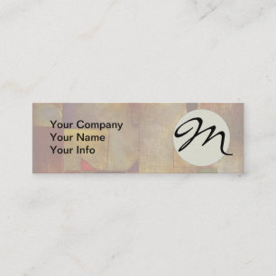 Paul Klee Red Balloon Abstract Colourful Art Mini Business Card