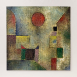 Paul Klee Red Balloon Abstract Painting Jigsaw Puzzle