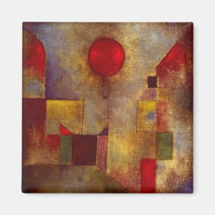 Paul Klee Red Balloon Art Print Abstract Magnet