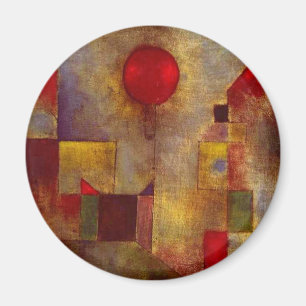 Paul Klee Red Balloon Art Print Abstract Magnet