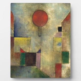 Paul Klee Red Balloon Plaque