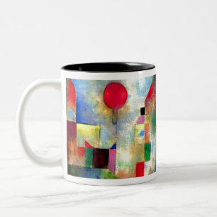 Paul Klee Red Balloon Two-Tone Coffee Mug