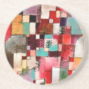 Paul Klee Rhythms Art Coaster
