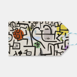 Paul Klee Rich Harbour Abstract Art Poster Gift Tags