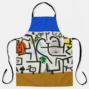 Paul Klee Rich Harbour Abstract Expressionism Apron