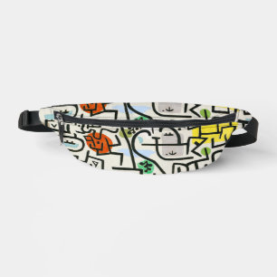 Paul Klee Rich Harbour Abstract Expressionism Bum Bags