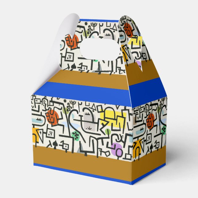 Paul Klee Rich Harbour Abstract Expressionism Favour Box (Front Side)