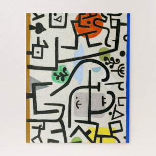 Paul Klee Rich Harbour Abstract Expressionism Jigsaw Puzzle