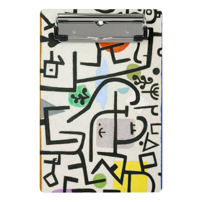 Paul Klee Rich Harbour Abstract Expressionism Mini Clipboard (Front)