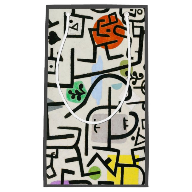 Paul Klee Rich Harbour Abstract Expressionism Small Gift Bag (Front)