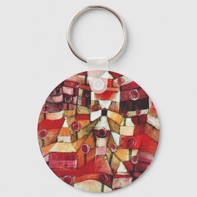 Paul Klee Rose Garden Key Chain (Front)