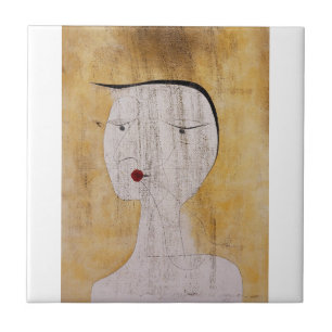 Paul Klee - Sealed Woman Ceramic Tile