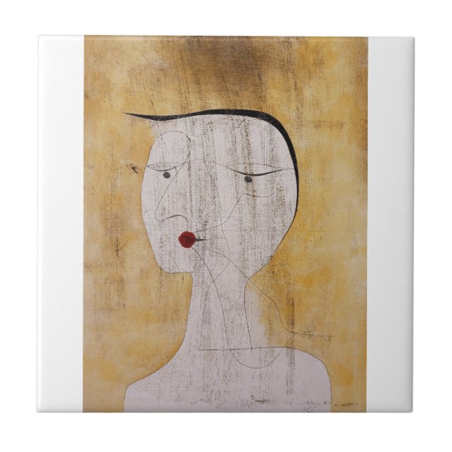 Paul Klee - Sealed Woman Ceramic Tile (Front)