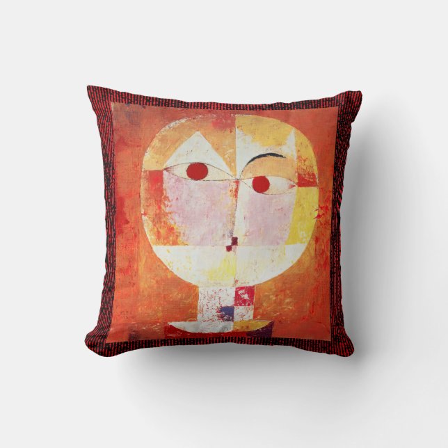 Paul Klee Senecio  Cushion (Front)