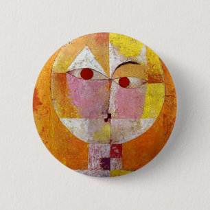 Paul Klee Senecio Painting 6 Cm Round Badge