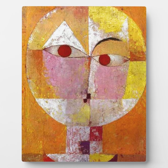 Paul Klee Senecio Painting Plaque (Front)