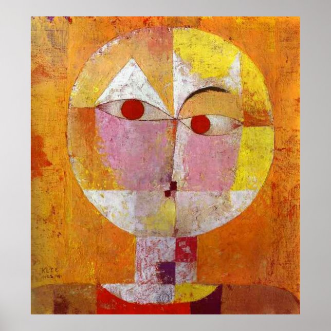 Paul Klee Senecio Poster (Front)